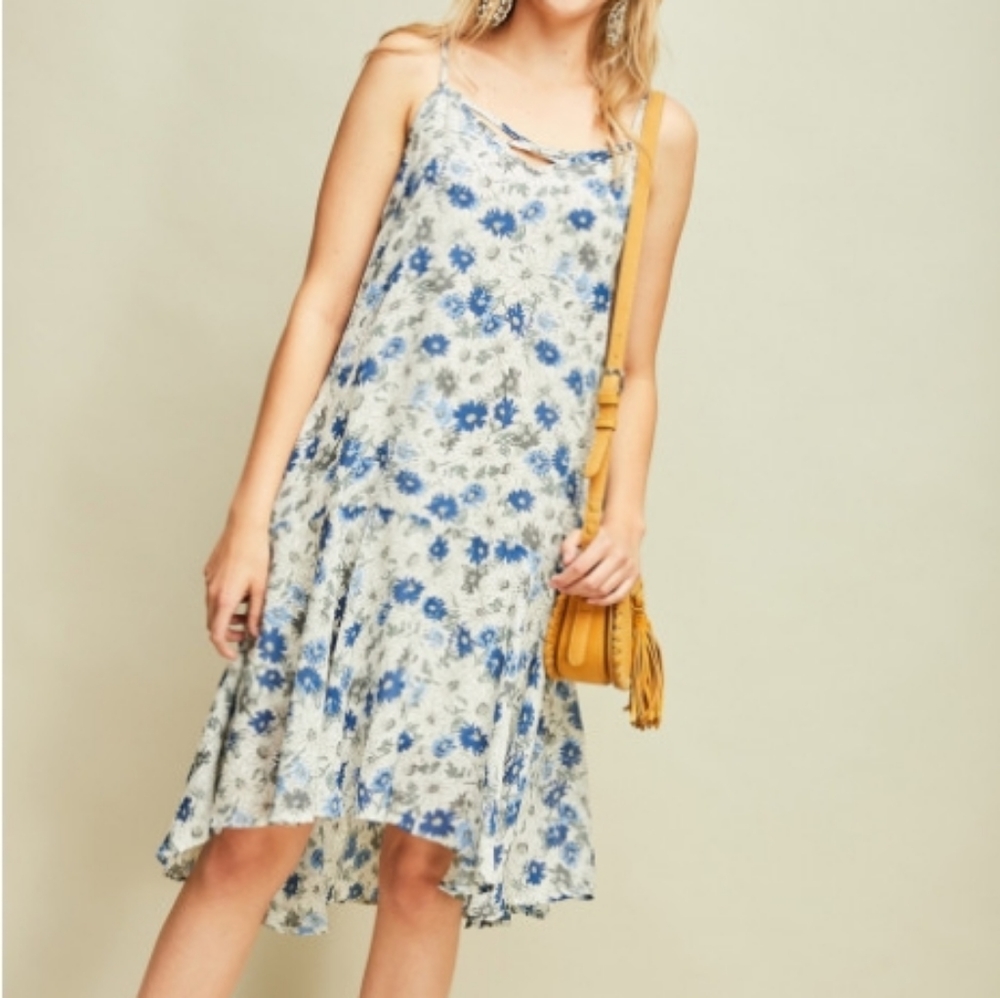 Drop waisted dress